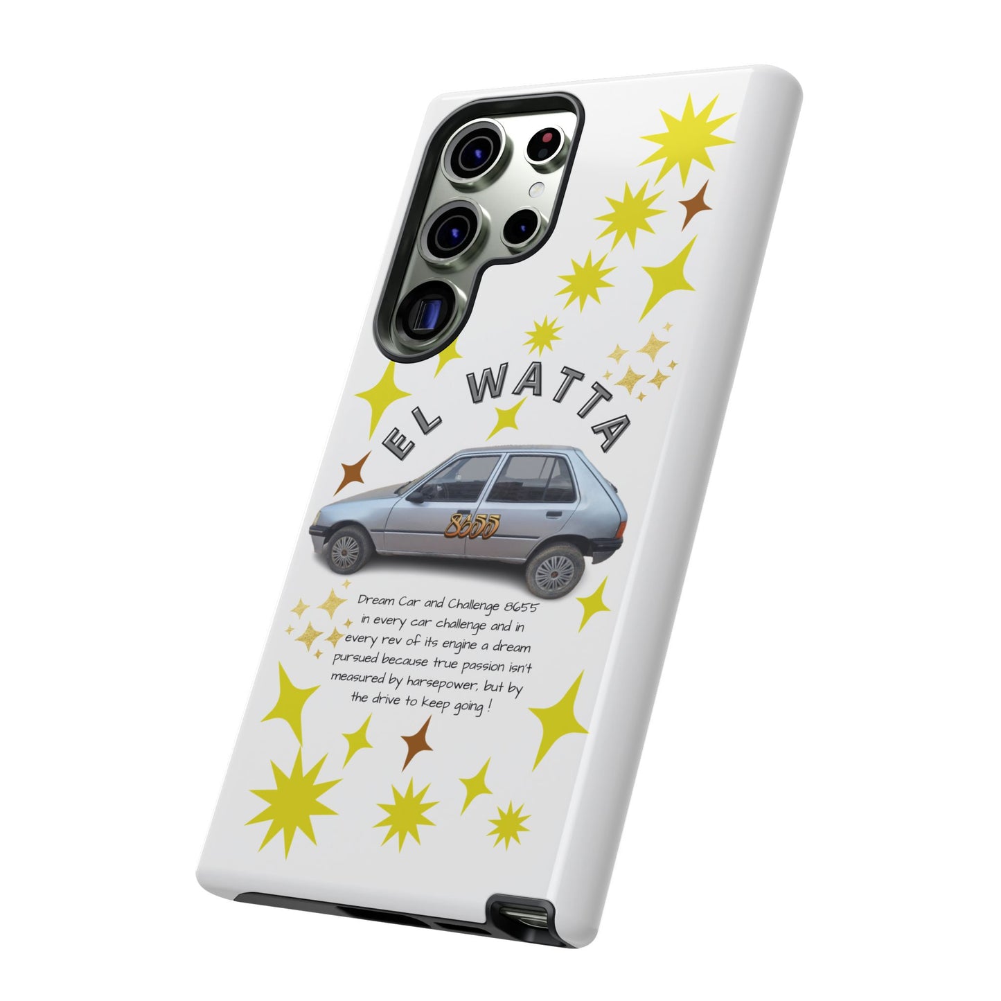 El Watta Phone Case - Retro Car Design, Tough Case, Unique Gift for Car Lovers, Funny Phone Accessory, Fun Birthday Present