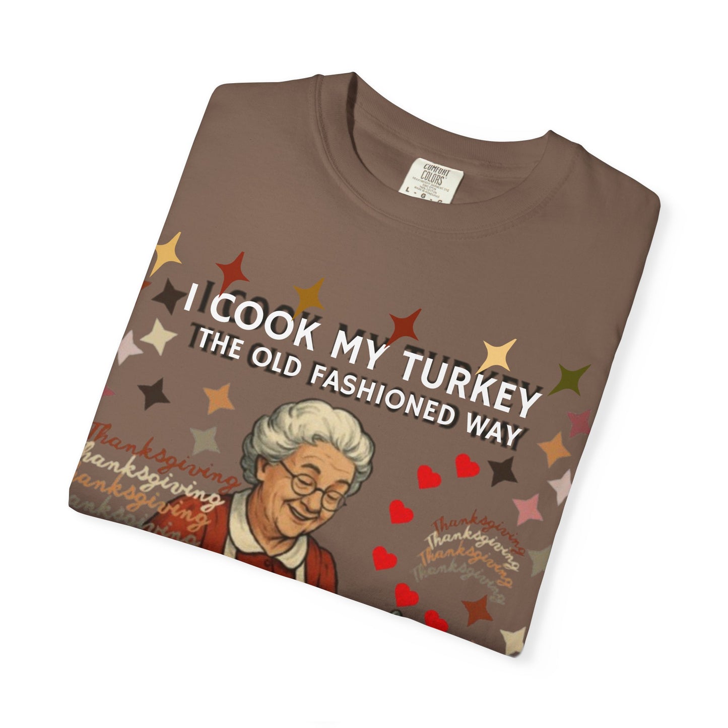 Funny Thanksgiving Shirt, Retro Holiday Humor Tee, Family Dinner Joke, Unisex Garment-Dyed Tee, Funny Turkey Shirt, Holiday Apparel, Family Gatherings, Autumn Humor