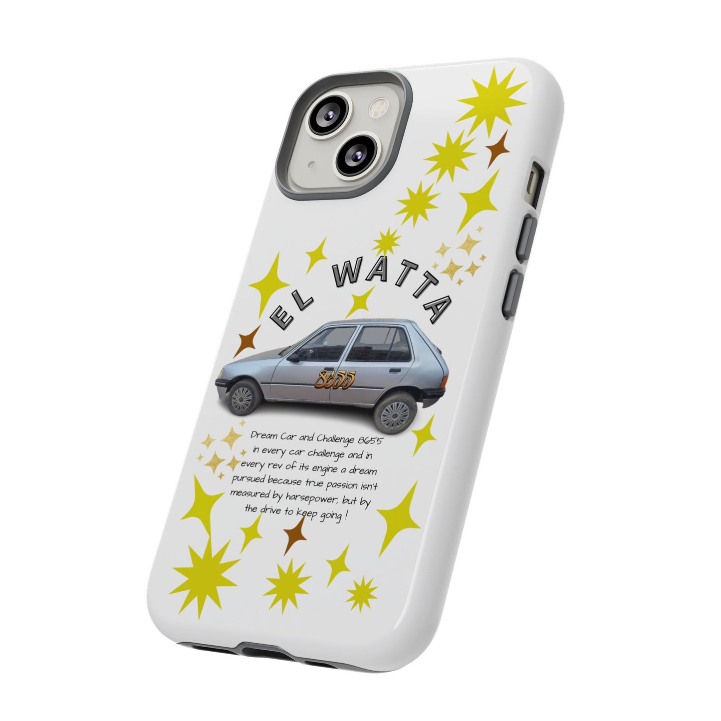 El Watta Phone Case - Retro Car Design, Tough Case, Unique Gift for Car Lovers, Funny Phone Accessory, Fun Birthday Present