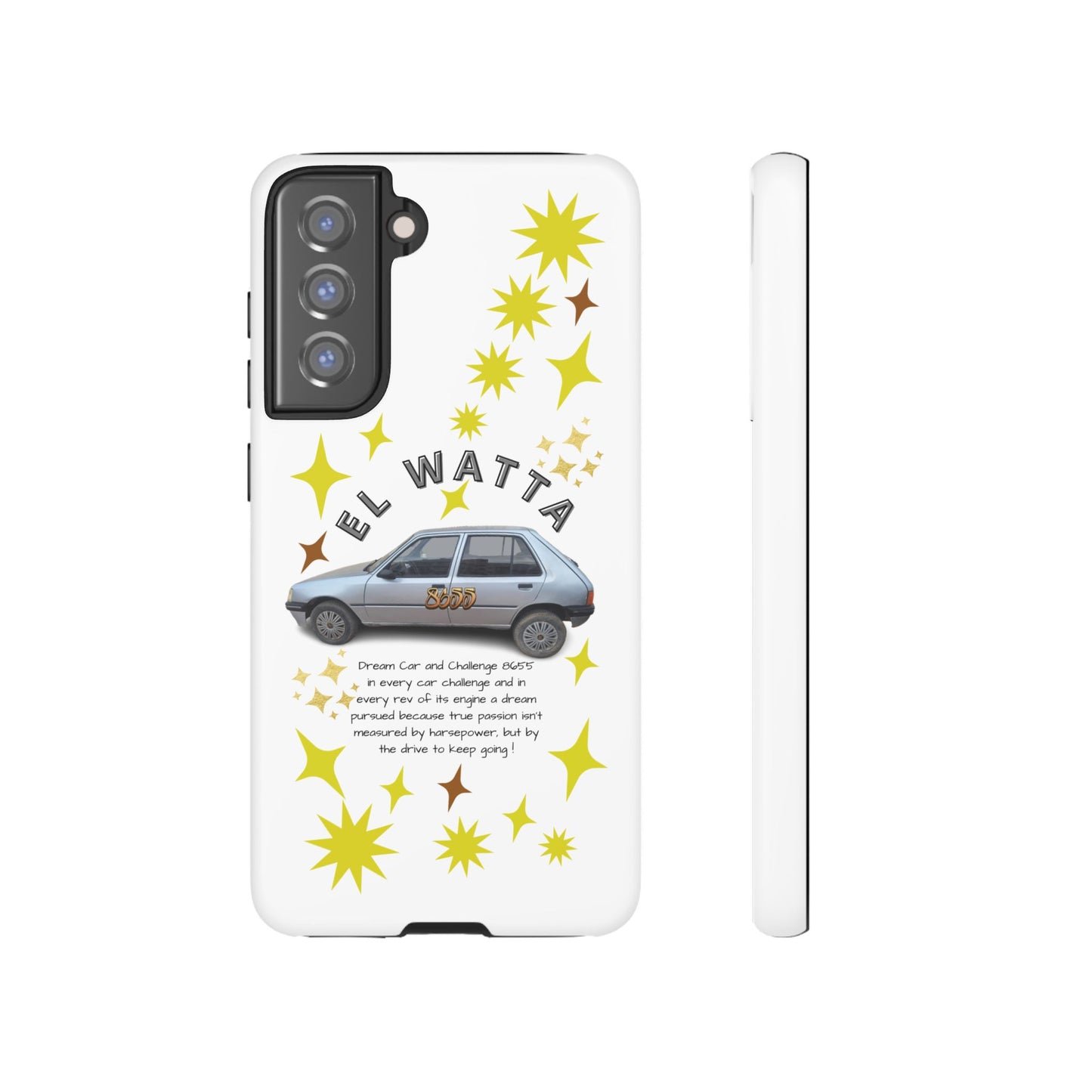 El Watta Phone Case - Retro Car Design, Tough Case, Unique Gift for Car Lovers, Funny Phone Accessory, Fun Birthday Present