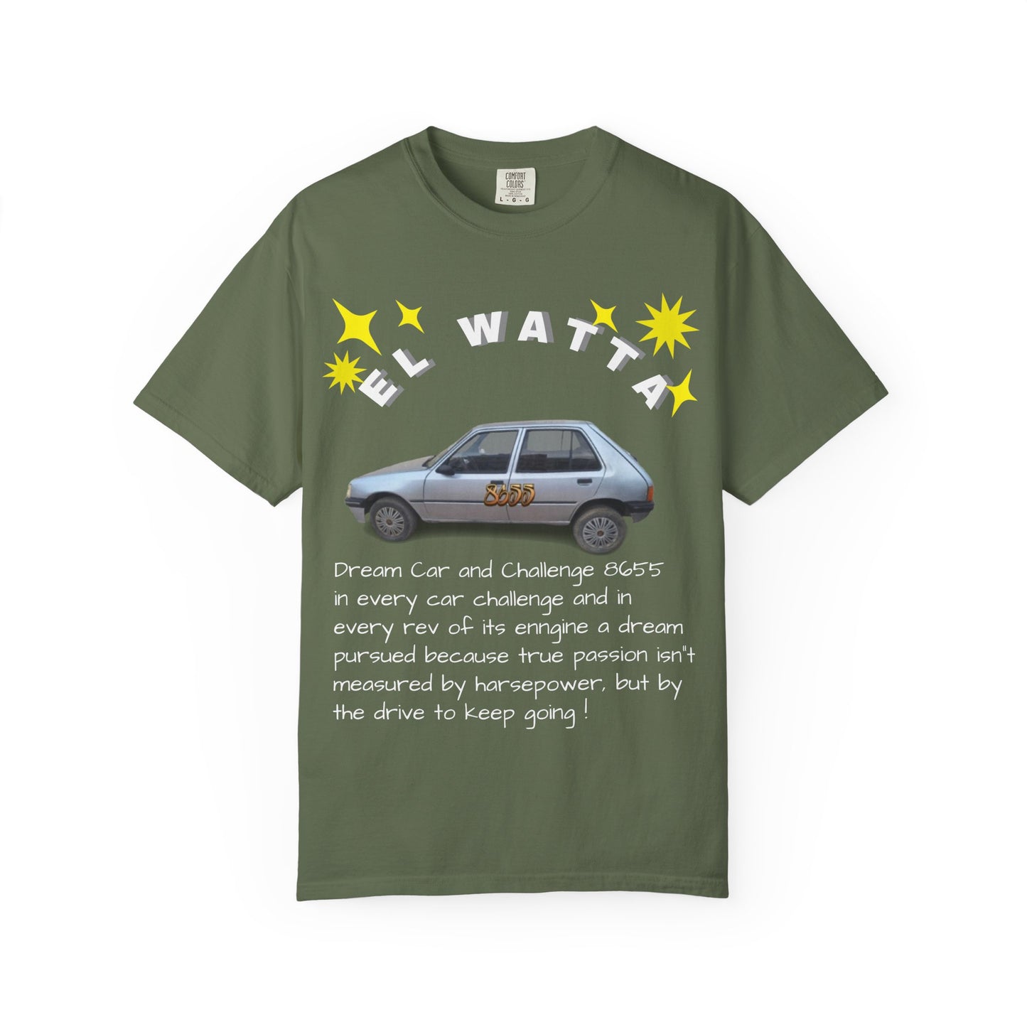 Car Enthusiast T-Shirt: Dream Car Challenge Tee, Perfect Gift for Car Lovers, Racing Fans, Birthday, or Celebration Outfit