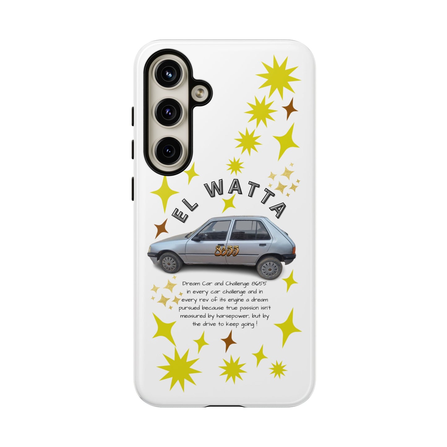 El Watta Phone Case - Retro Car Design, Tough Case, Unique Gift for Car Lovers, Funny Phone Accessory, Fun Birthday Present