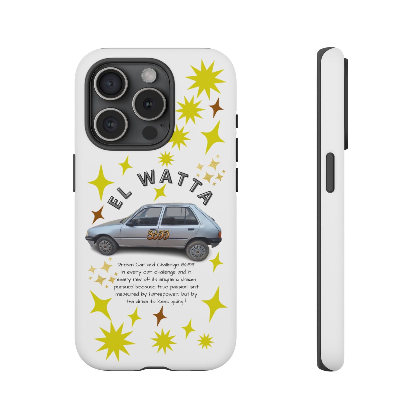 El Watta Phone Case - Retro Car Design, Tough Case, Unique Gift for Car Lovers, Funny Phone Accessory, Fun Birthday Present