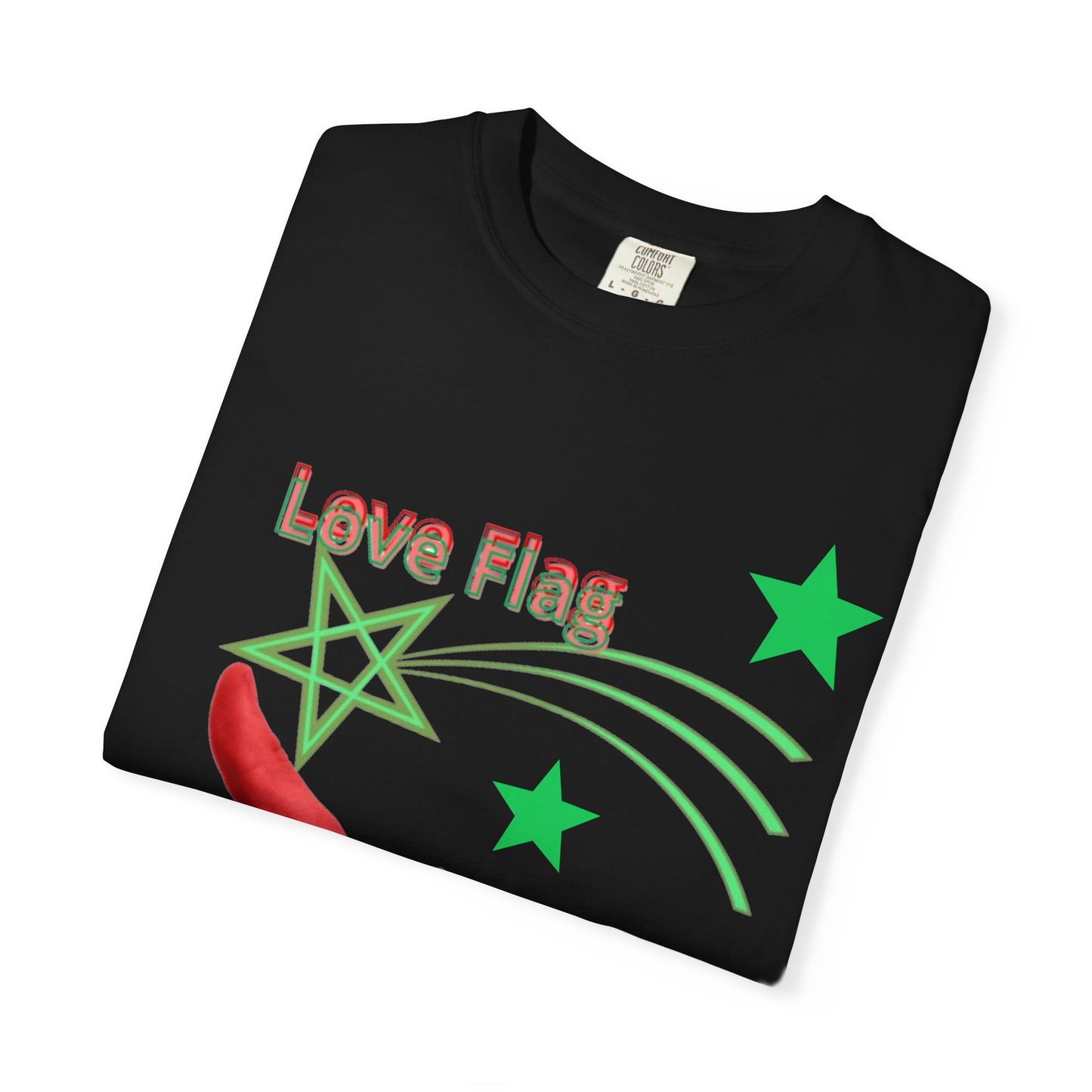 Moroccan Love Flag T-Shirt, Unisex Tee, Casual Wear, Gifts for Travelers, Unique Souvenir, Summer Fashion