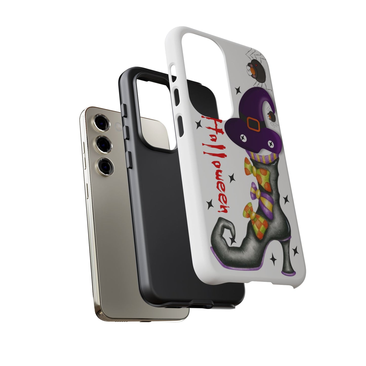 Halloween Phone Case, Tough Cases, Spooky Phone Cover, Witch Hat Design, Holiday Accessory, Fall Gift Idea