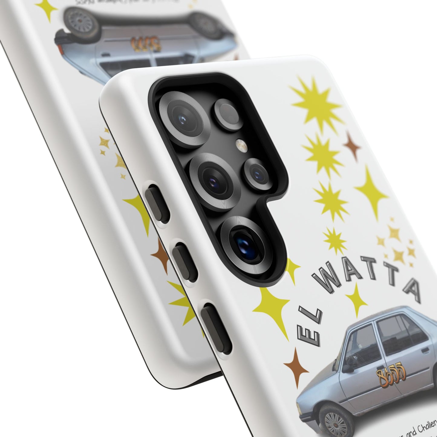 El Watta Phone Case - Retro Car Design, Tough Case, Unique Gift for Car Lovers, Funny Phone Accessory, Fun Birthday Present