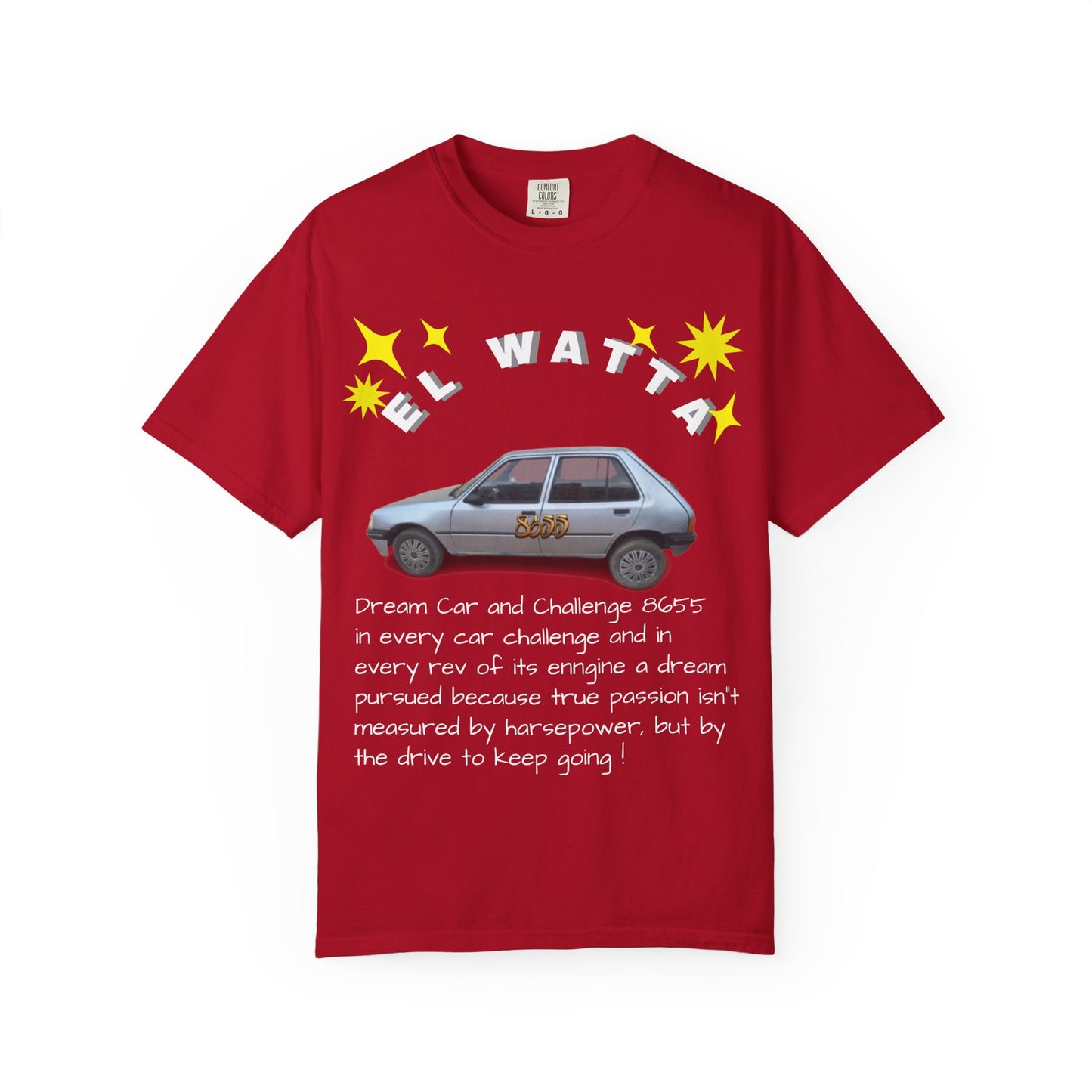 Car Enthusiast T-Shirt: Dream Car Challenge Tee, Perfect Gift for Car Lovers, Racing Fans, Birthday, or Celebration Outfit