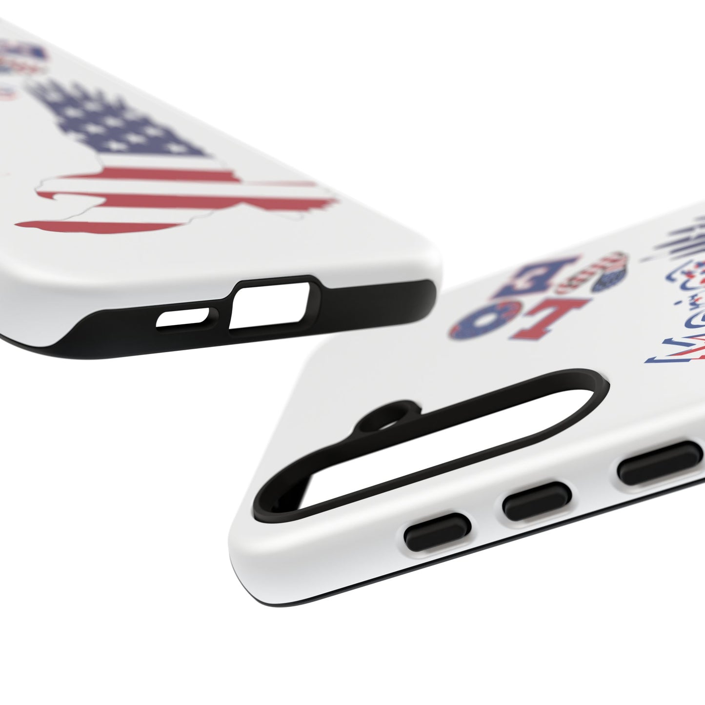 Patriotic Phone Case, Love America Design, American Flag Accessory, Perfect Gift for Veterans, Independence Day, Memorial Day