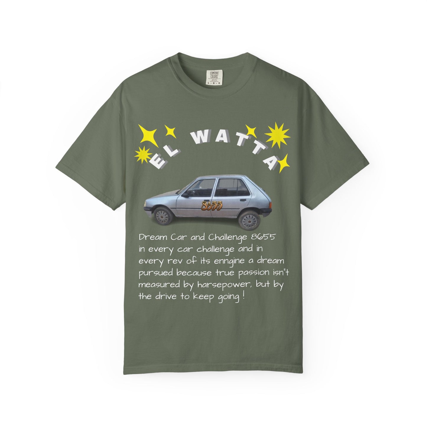 Car Enthusiast T-Shirt: Dream Car Challenge Tee, Perfect Gift for Car Lovers, Racing Fans, Birthday, or Celebration Outfit