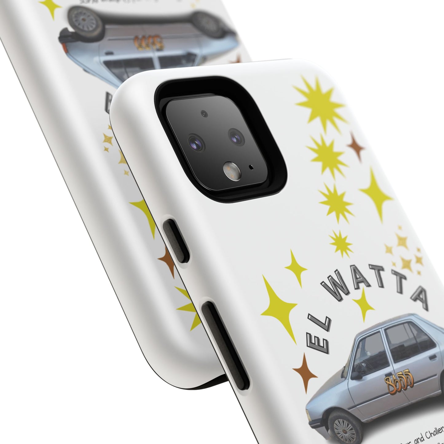 El Watta Phone Case - Retro Car Design, Tough Case, Unique Gift for Car Lovers, Funny Phone Accessory, Fun Birthday Present