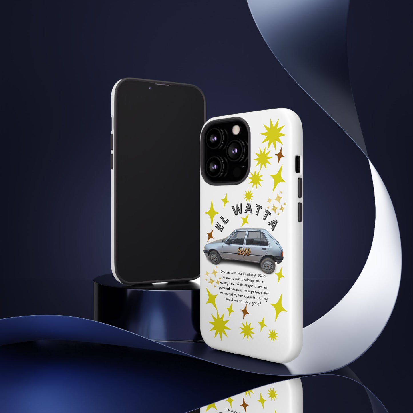 El Watta Phone Case - Retro Car Design, Tough Case, Unique Gift for Car Lovers, Funny Phone Accessory, Fun Birthday Present