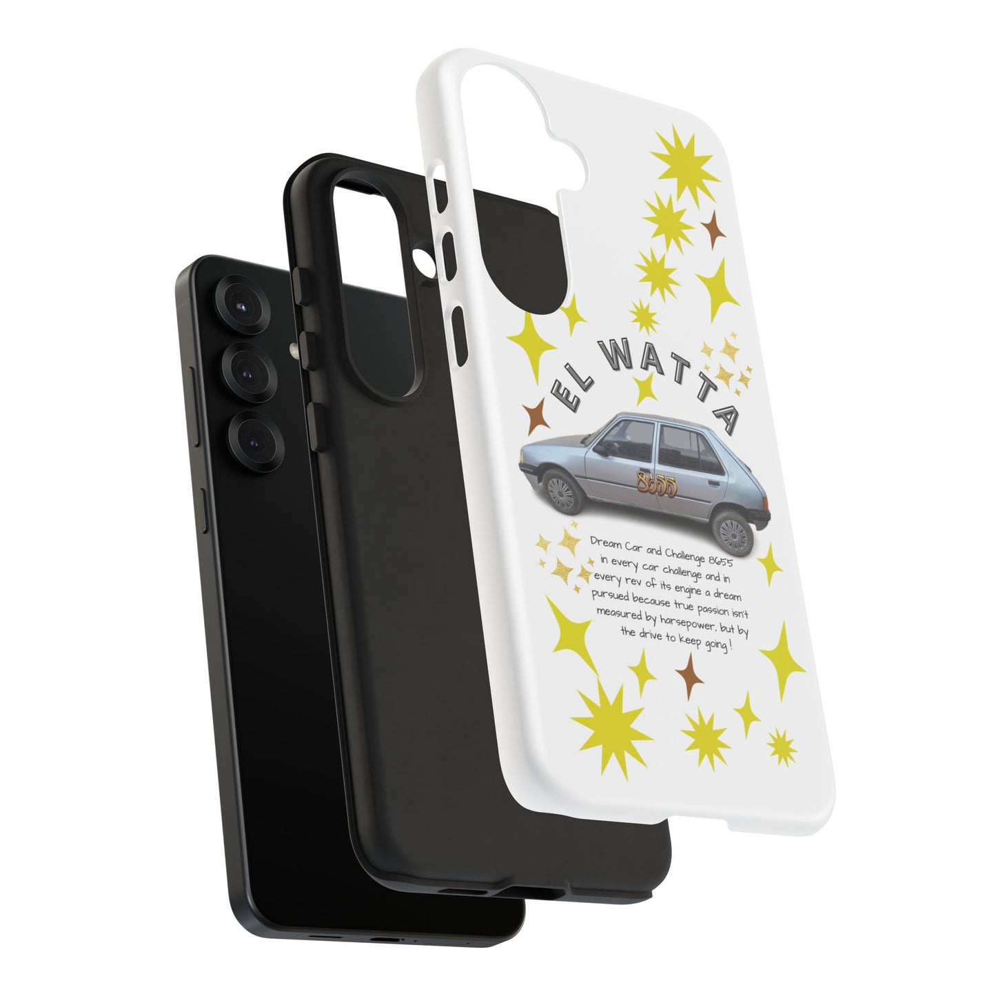 El Watta Phone Case - Retro Car Design, Tough Case, Unique Gift for Car Lovers, Funny Phone Accessory, Fun Birthday Present