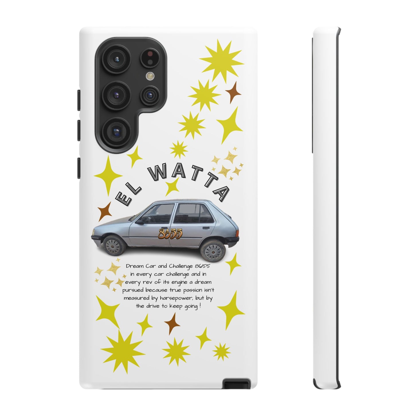 El Watta Phone Case - Retro Car Design, Tough Case, Unique Gift for Car Lovers, Funny Phone Accessory, Fun Birthday Present