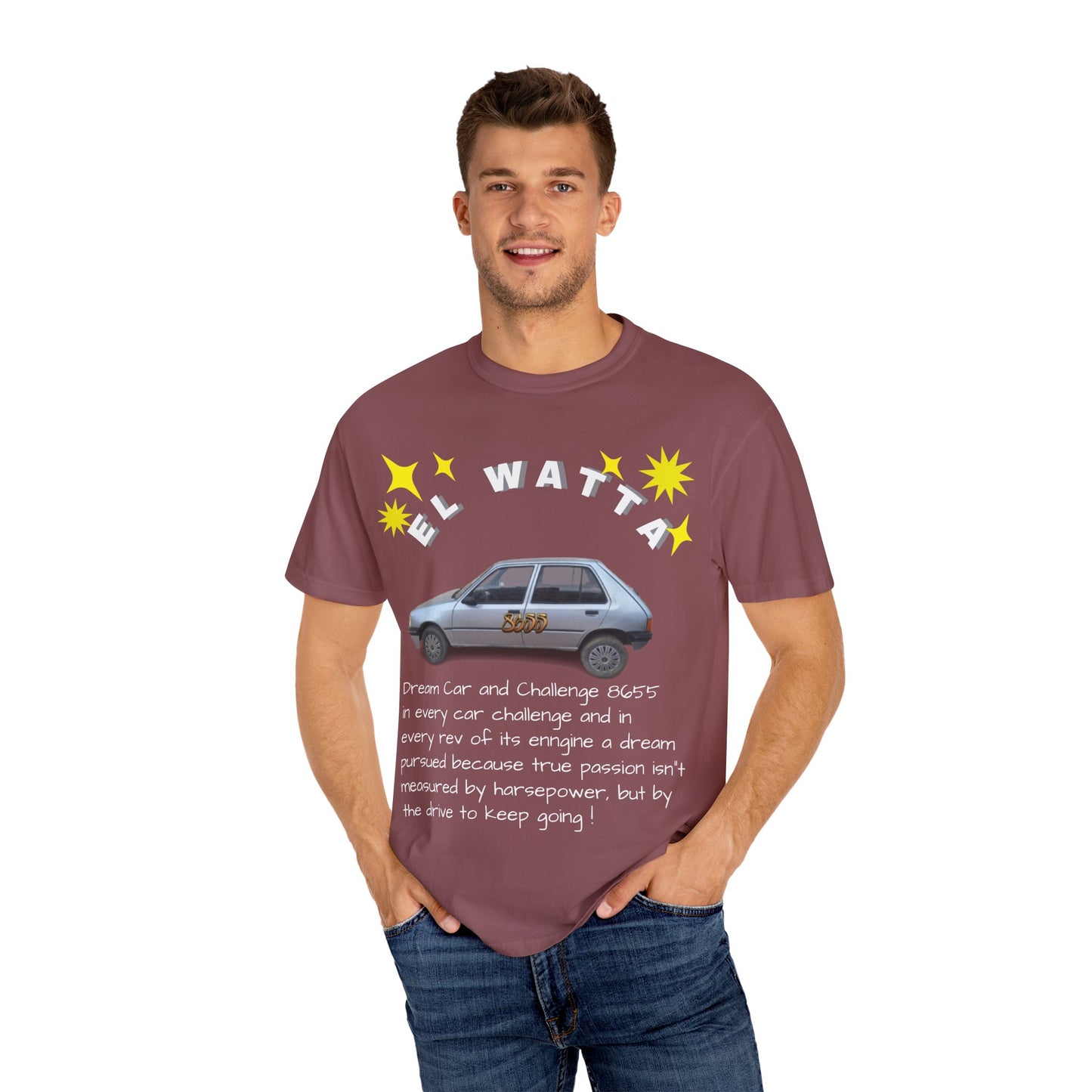 Car Enthusiast T-Shirt: Dream Car Challenge Tee, Perfect Gift for Car Lovers, Racing Fans, Birthday, or Celebration Outfit