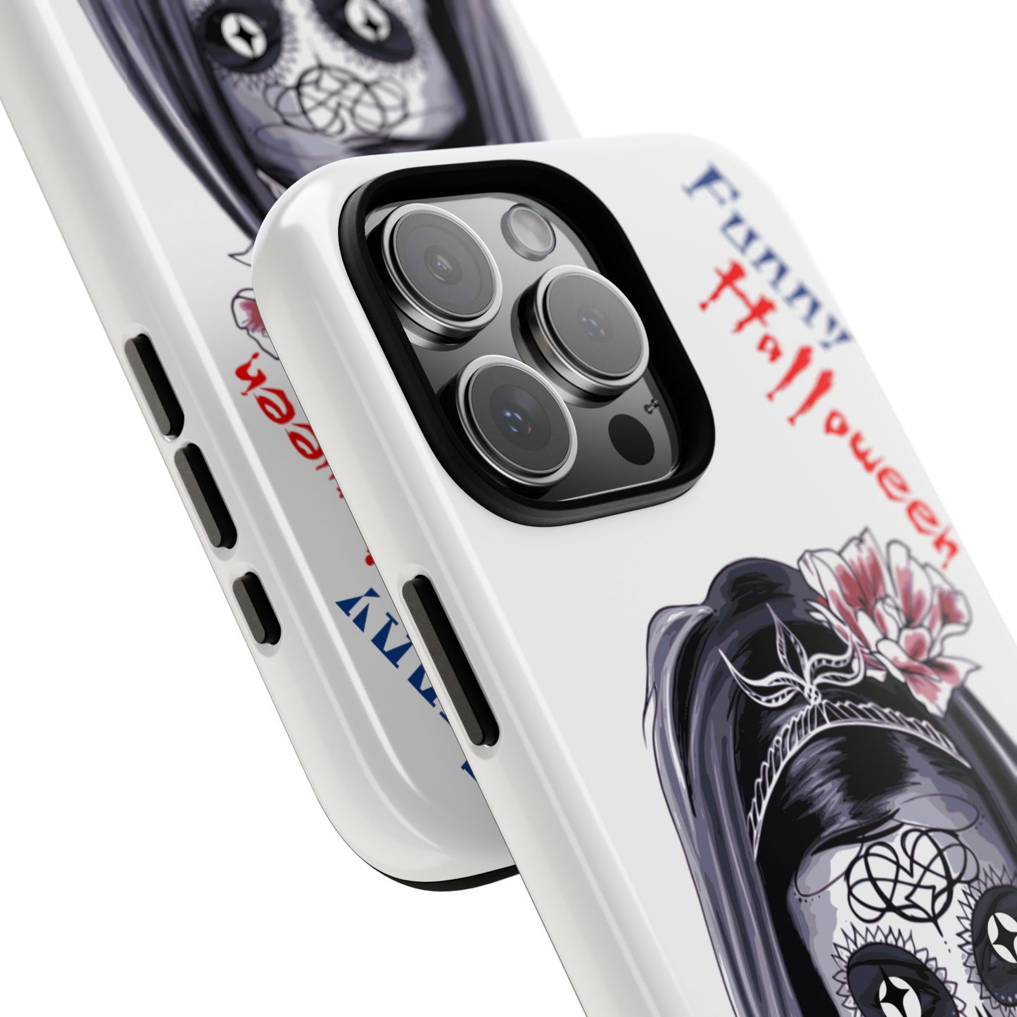 Halloween Phone Case, Funny Skull Design, Tough Cases, Unique Gifts, Spooky Decor, Holiday Essentials, Halloween Decor