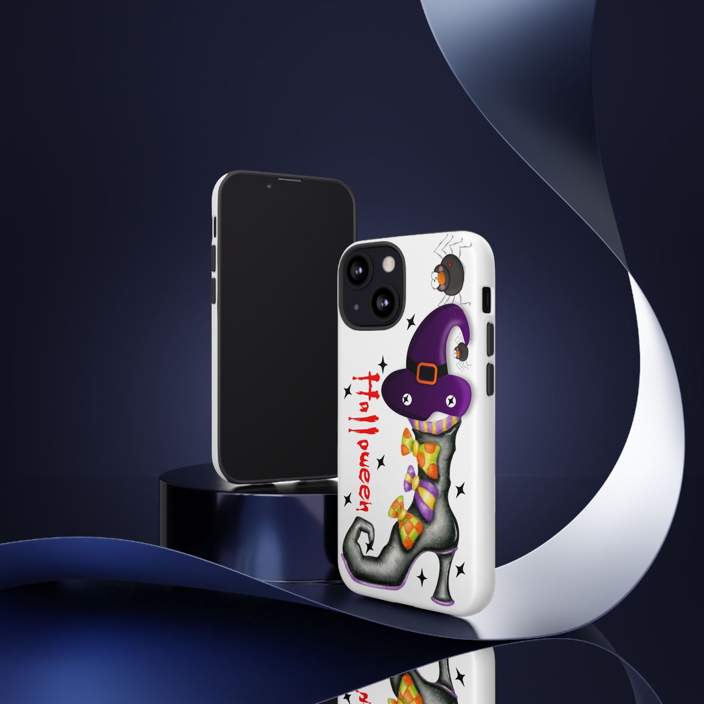 Halloween Phone Case, Tough Cases, Spooky Phone Cover, Witch Hat Design, Holiday Accessory, Fall Gift Idea