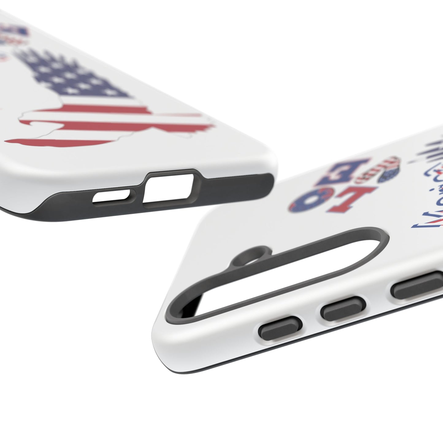 Patriotic Phone Case, Love America Design, American Flag Accessory, Perfect Gift for Veterans, Independence Day, Memorial Day