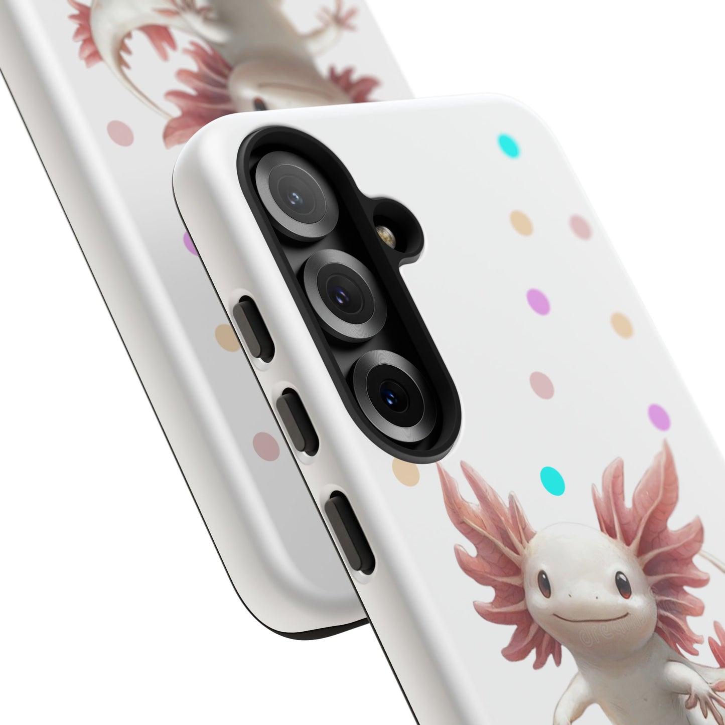 Cute Axolotl Phone Case, Kawaii Phone Cover, Gifts for Kids, Animal Lover Accessories, Cute Axolotl Design