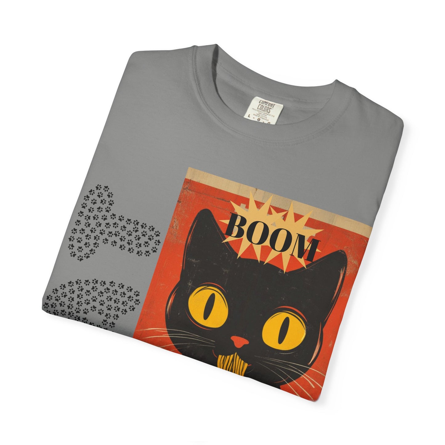 Noodle Cat Graphic Tee, Cute Cat T-Shirt, Animal Lover Gift, Foodie Apparel, Funny Gift for Her, Relaxed Fit Unisex Shirt