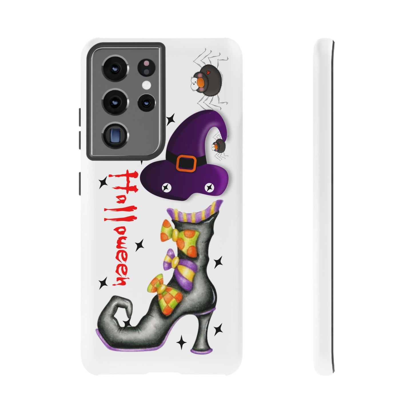 Halloween Phone Case, Tough Cases, Spooky Phone Cover, Witch Hat Design, Holiday Accessory, Fall Gift Idea