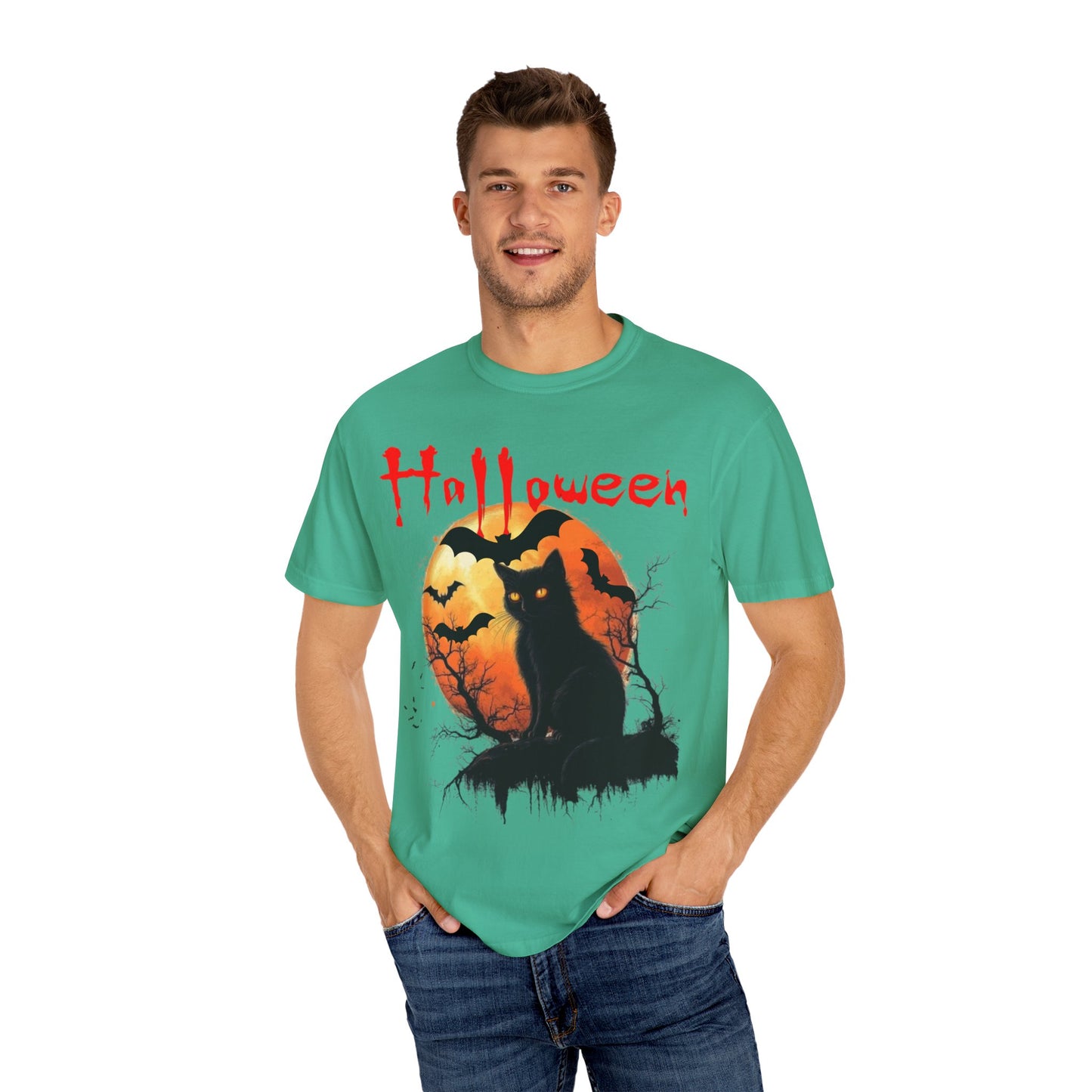 Halloween October 31 Folk Festival Unisex Garment-Dyed T-shirt