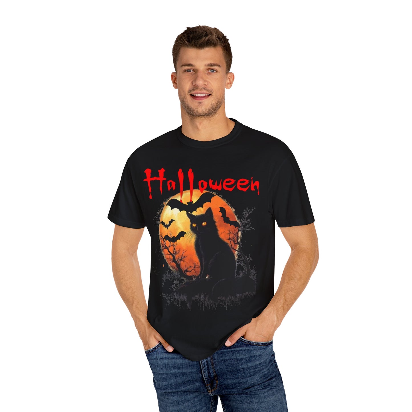 Halloween October 31 Folk Festival Unisex Garment-Dyed T-shirt