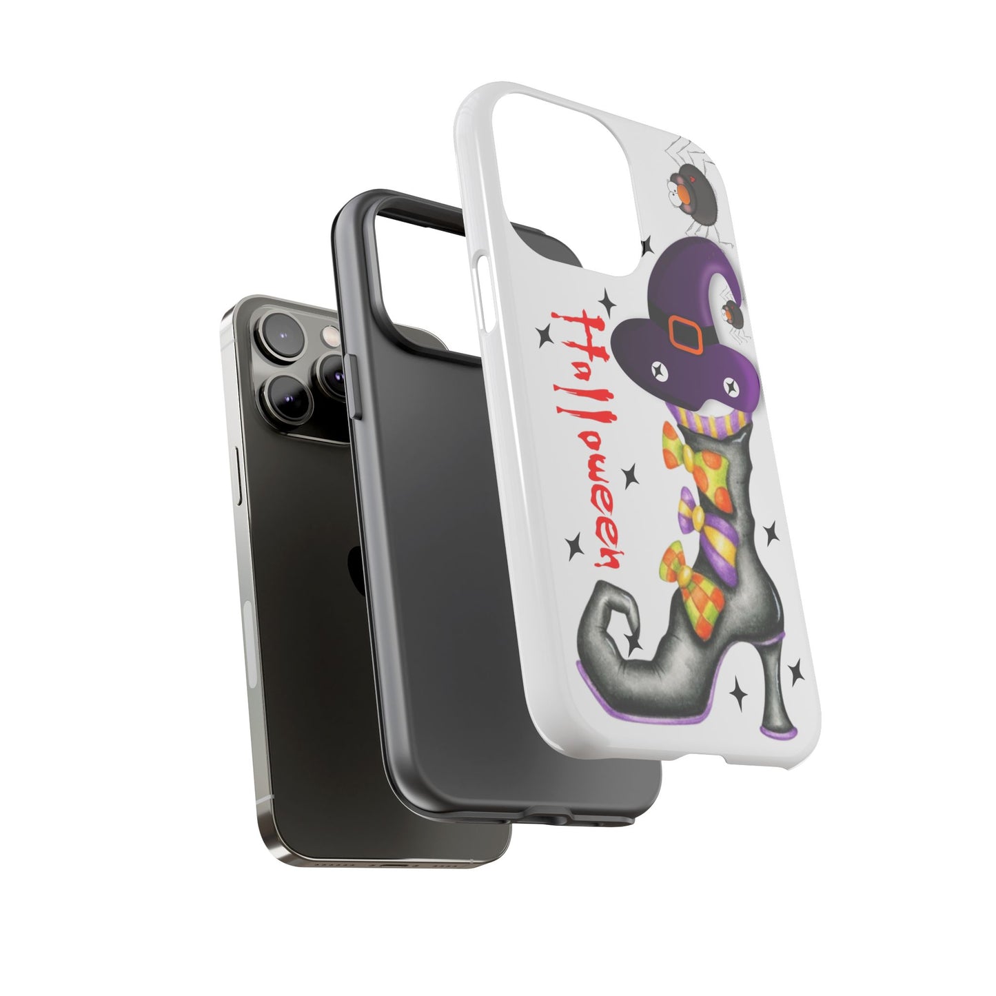 Halloween Phone Case, Tough Cases, Spooky Phone Cover, Witch Hat Design, Holiday Accessory, Fall Gift Idea