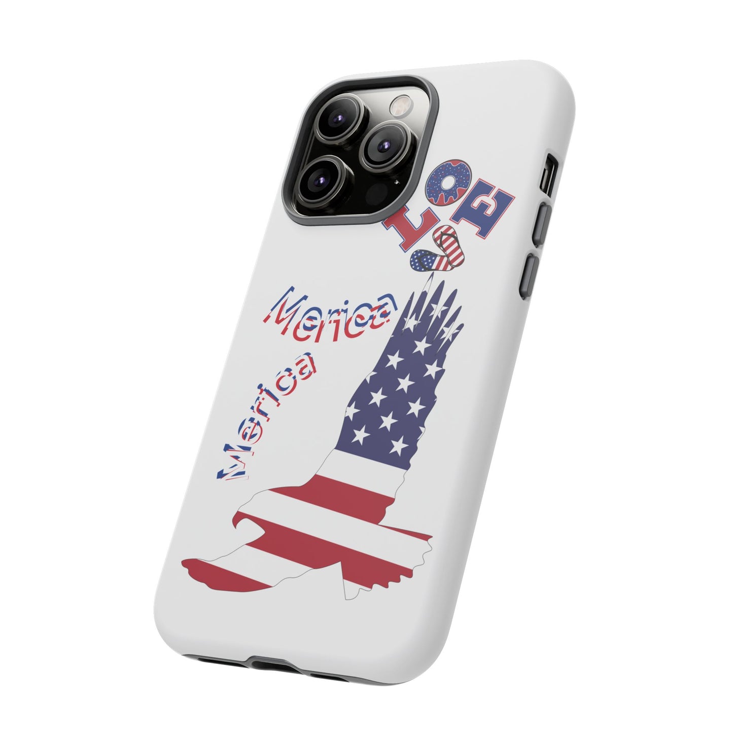 Patriotic Phone Case, Love America Design, American Flag Accessory, Perfect Gift for Veterans, Independence Day, Memorial Day