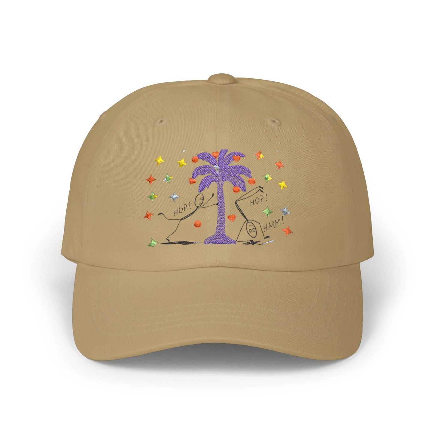 Chic Dad Cap - Fun Palm Tree Design, Summer Style, Gift for Fathers Day, Casual Wear, Fashionable Accessory