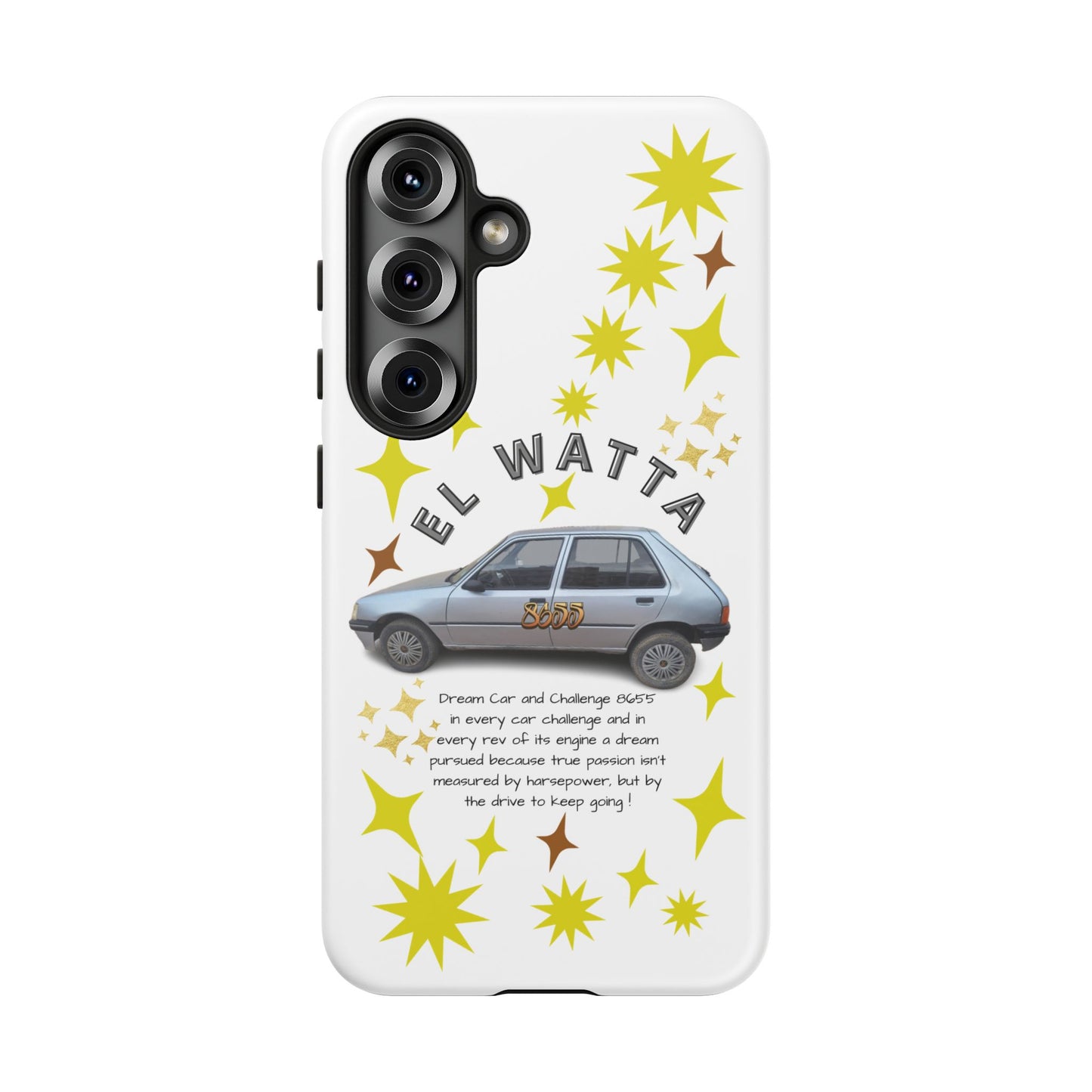 El Watta Phone Case - Retro Car Design, Tough Case, Unique Gift for Car Lovers, Funny Phone Accessory, Fun Birthday Present