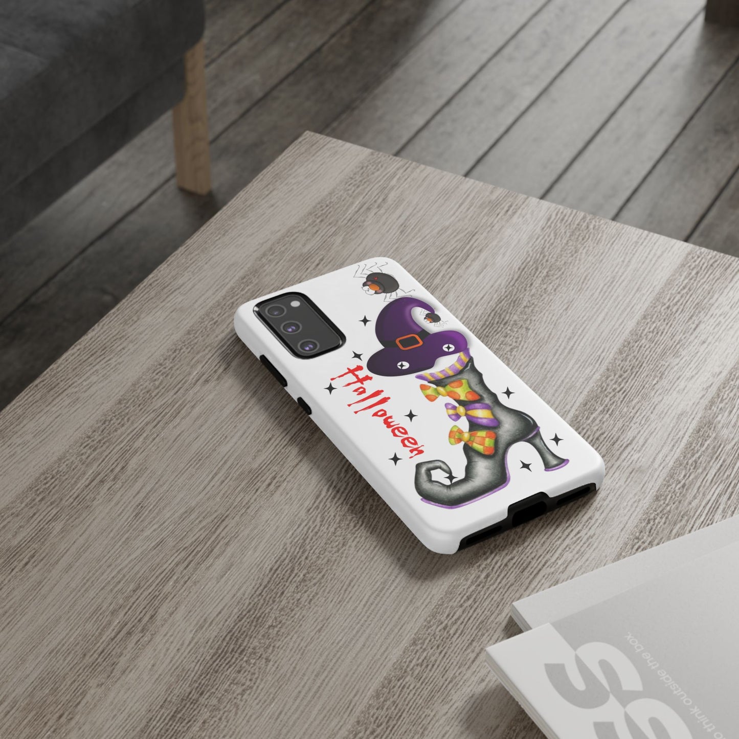 Halloween Phone Case, Tough Cases, Spooky Phone Cover, Witch Hat Design, Holiday Accessory, Fall Gift Idea