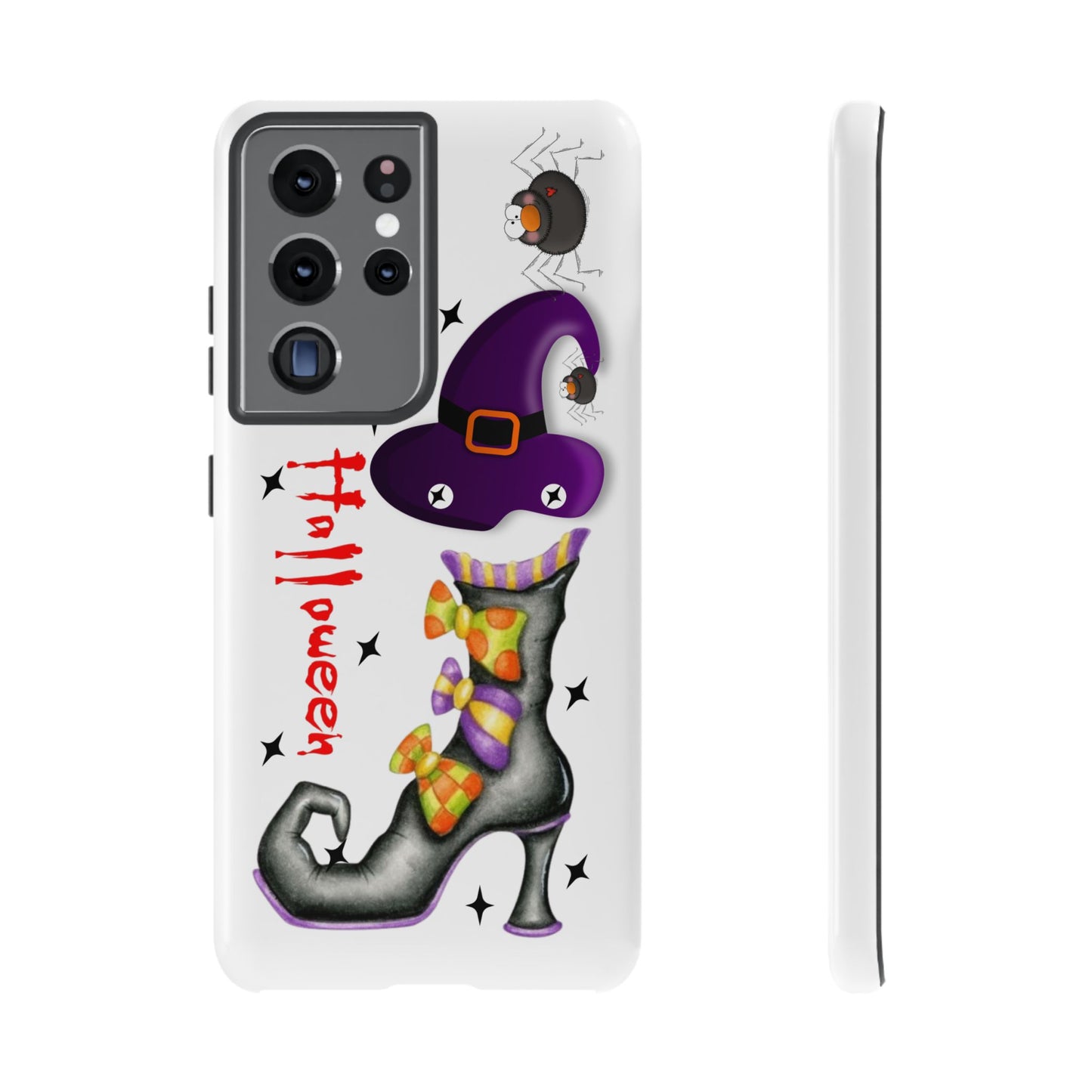 Halloween Phone Case, Tough Cases, Spooky Phone Cover, Witch Hat Design, Holiday Accessory, Fall Gift Idea