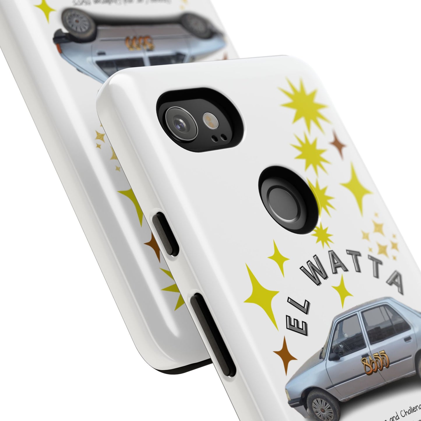 El Watta Phone Case - Retro Car Design, Tough Case, Unique Gift for Car Lovers, Funny Phone Accessory, Fun Birthday Present