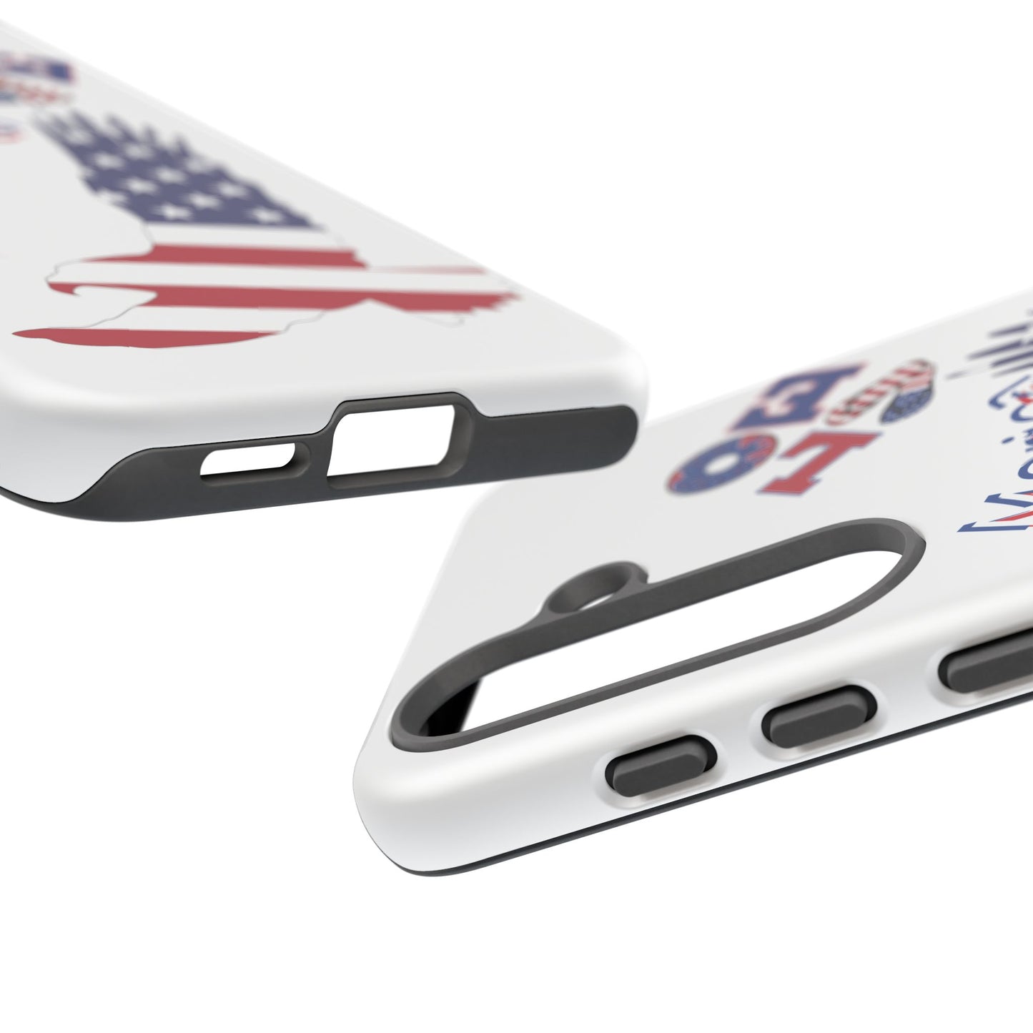 Patriotic Phone Case, Love America Design, American Flag Accessory, Perfect Gift for Veterans, Independence Day, Memorial Day