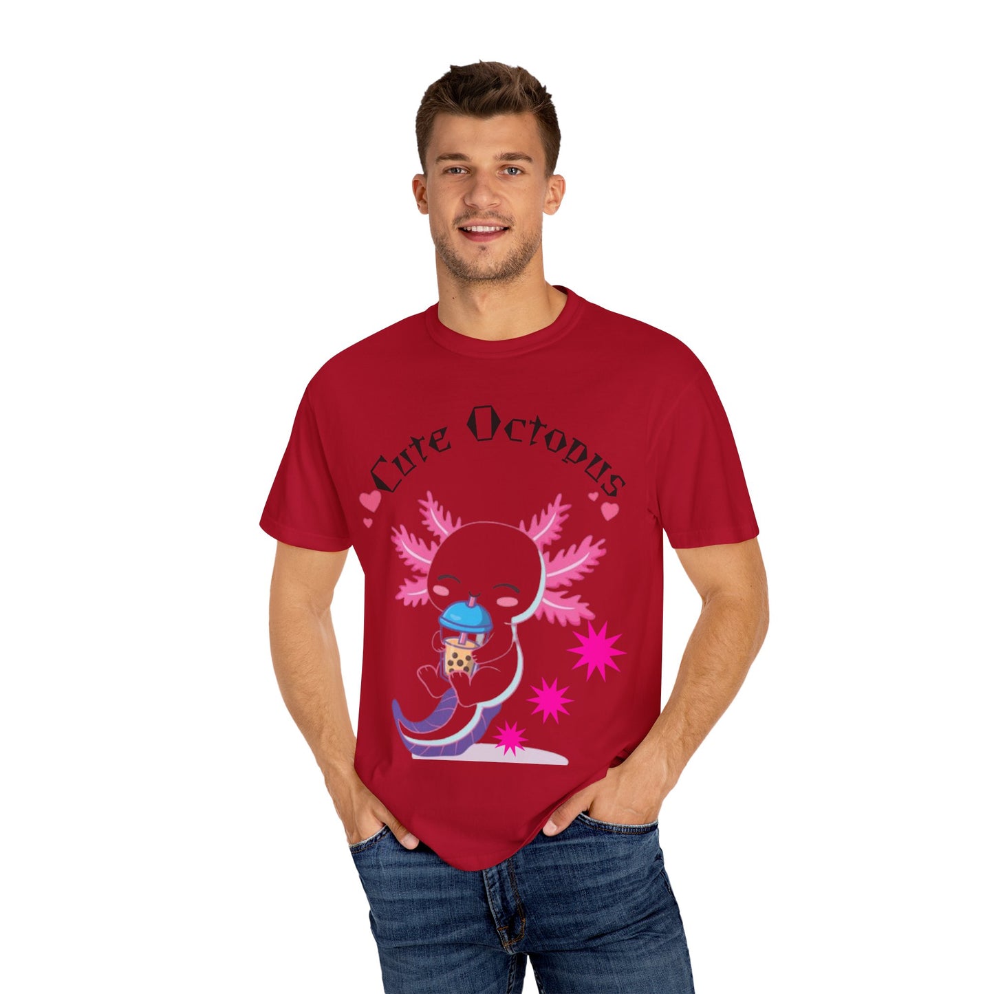 Cute Octopus Graphic T-Shirt, Unisex, Fun Gift, Casual Wear, Summer Style, Beach Vibes