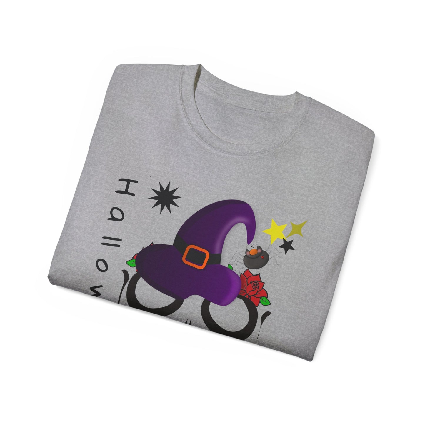 Skull & Rose Halloween T-Shirt – Spooky Friday October 31, 2025 Tee | USA Gothic Horror Style Rose Graphic Tee, Floral Skull T-Shirt, Gift for Halloween, Festival Apparel