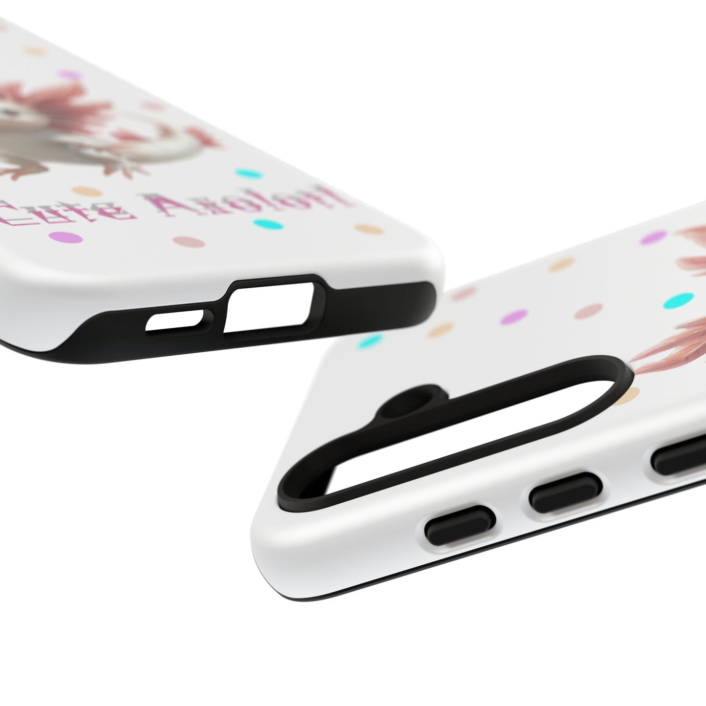 Cute Axolotl Phone Case, Kawaii Phone Cover, Gifts for Kids, Animal Lover Accessories, Cute Axolotl Design