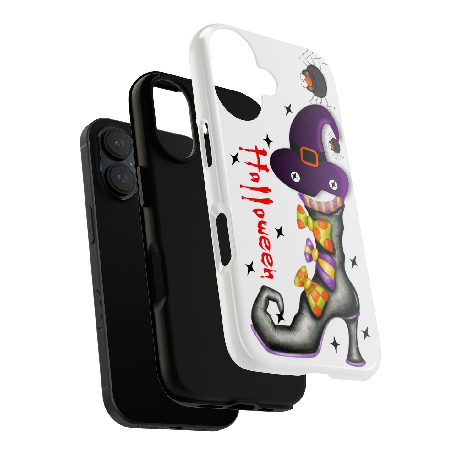 Halloween Phone Case, Tough Cases, Spooky Phone Cover, Witch Hat Design, Holiday Accessory, Fall Gift Idea