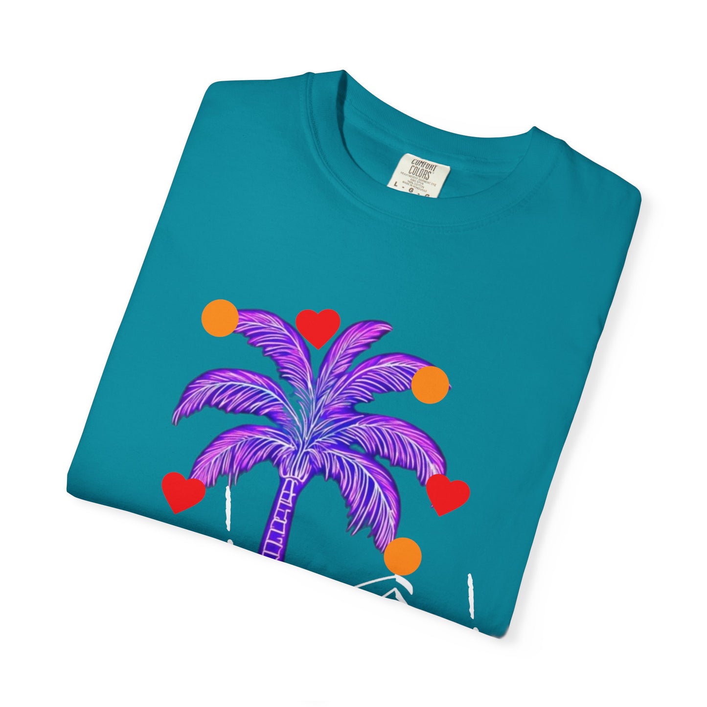 Hop! Palm T-Shirt, Summer Vibes, Beachwear, Casual Style, Gift for Friends, Travel Essential
