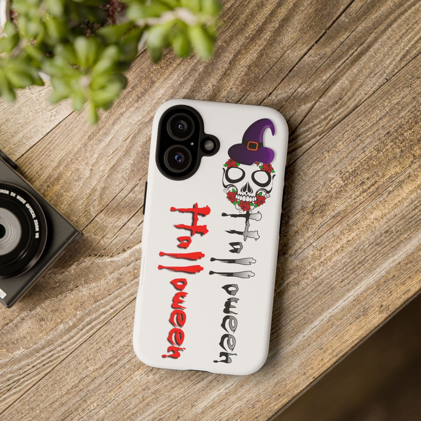 Halloween Skull Phone & Samsung Galaxy Case, Tough Cases with Spooky Design, Perfect for Fall, Halloween Gifts, Unique Phone Accessories, Skull Decor,Spooky October 31 Horror Cover | USA Gothic Holiday Accessory