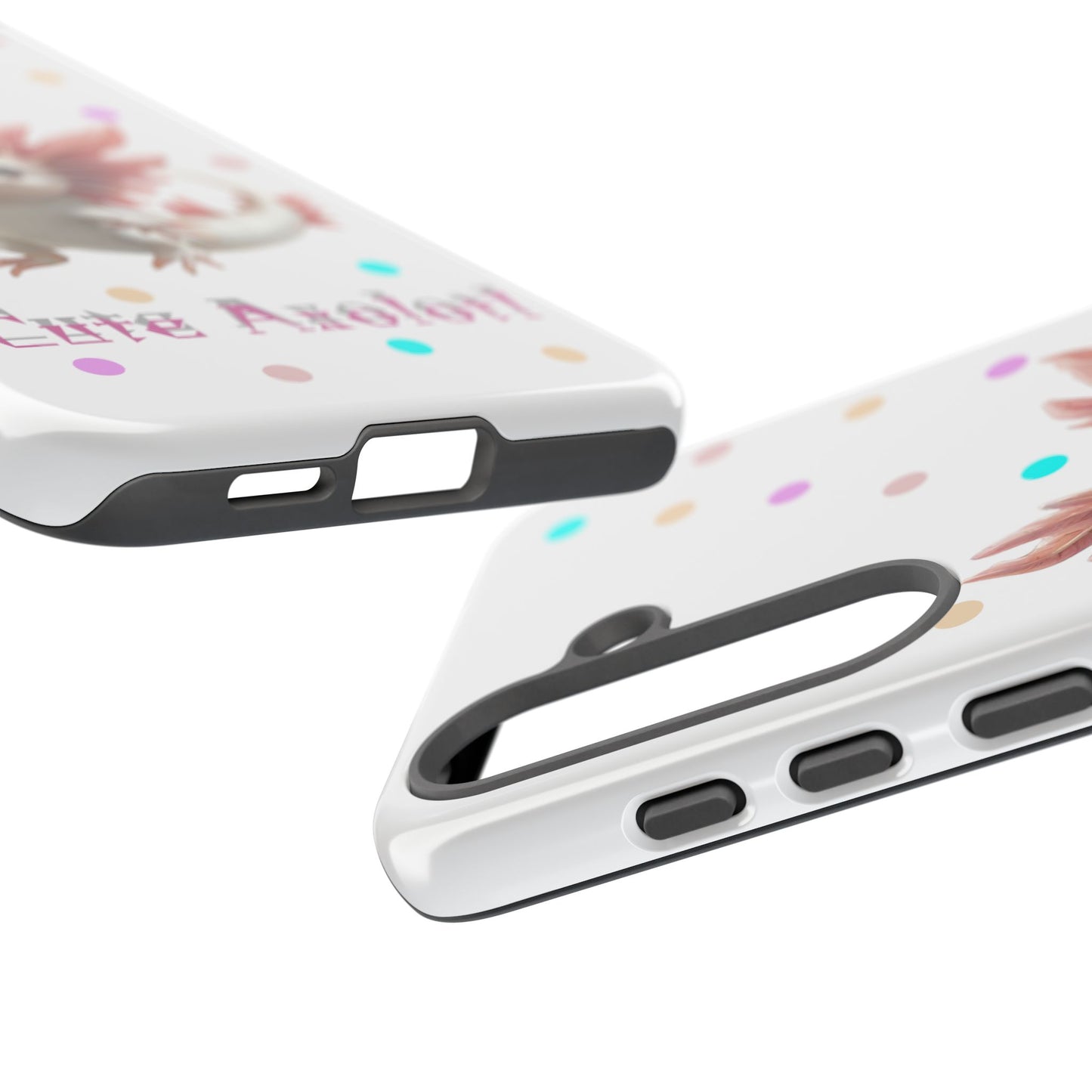 Cute Axolotl Phone Case, Kawaii Phone Cover, Gifts for Kids, Animal Lover Accessories, Cute Axolotl Design