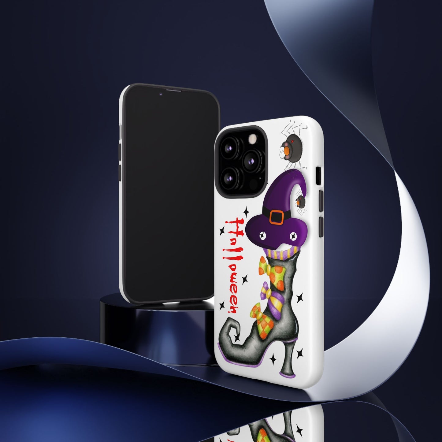 Halloween Phone Case, Tough Cases, Spooky Phone Cover, Witch Hat Design, Holiday Accessory, Fall Gift Idea