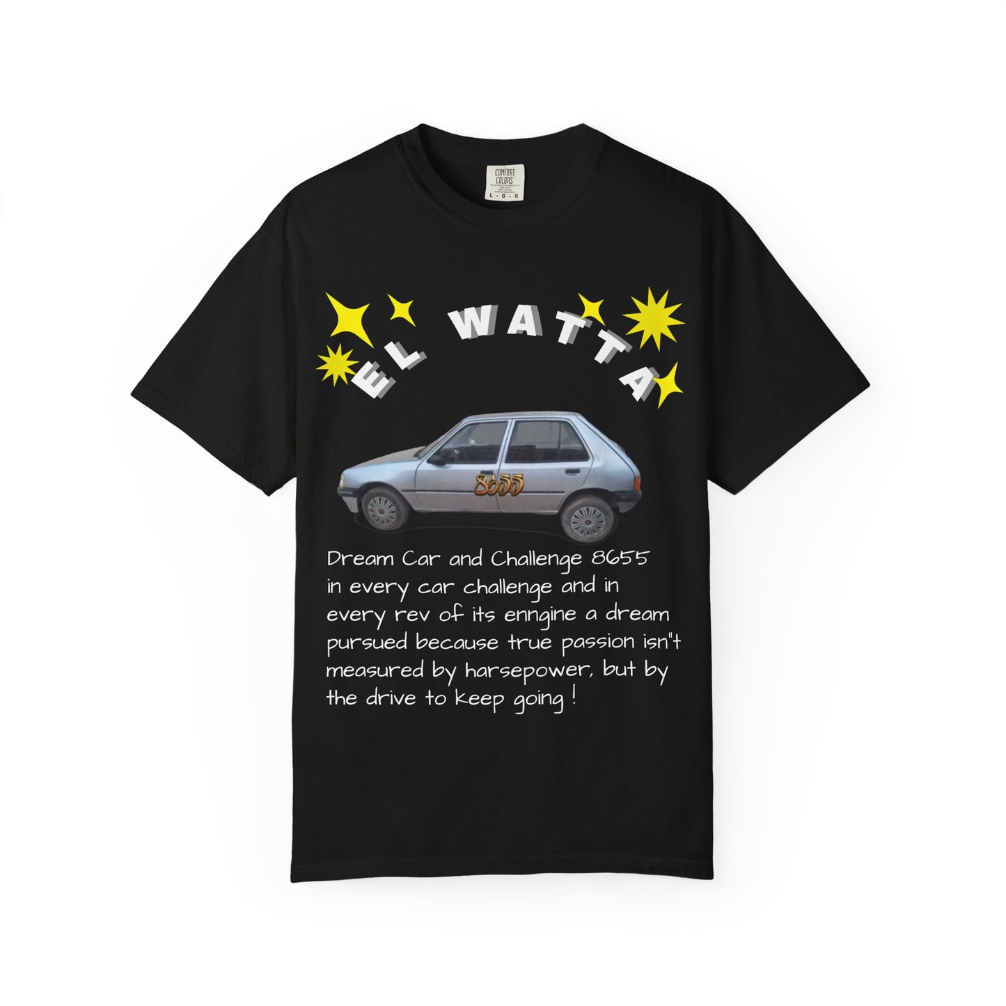 Car Enthusiast T-Shirt: Dream Car Challenge Tee, Perfect Gift for Car Lovers, Racing Fans, Birthday, or Celebration Outfit