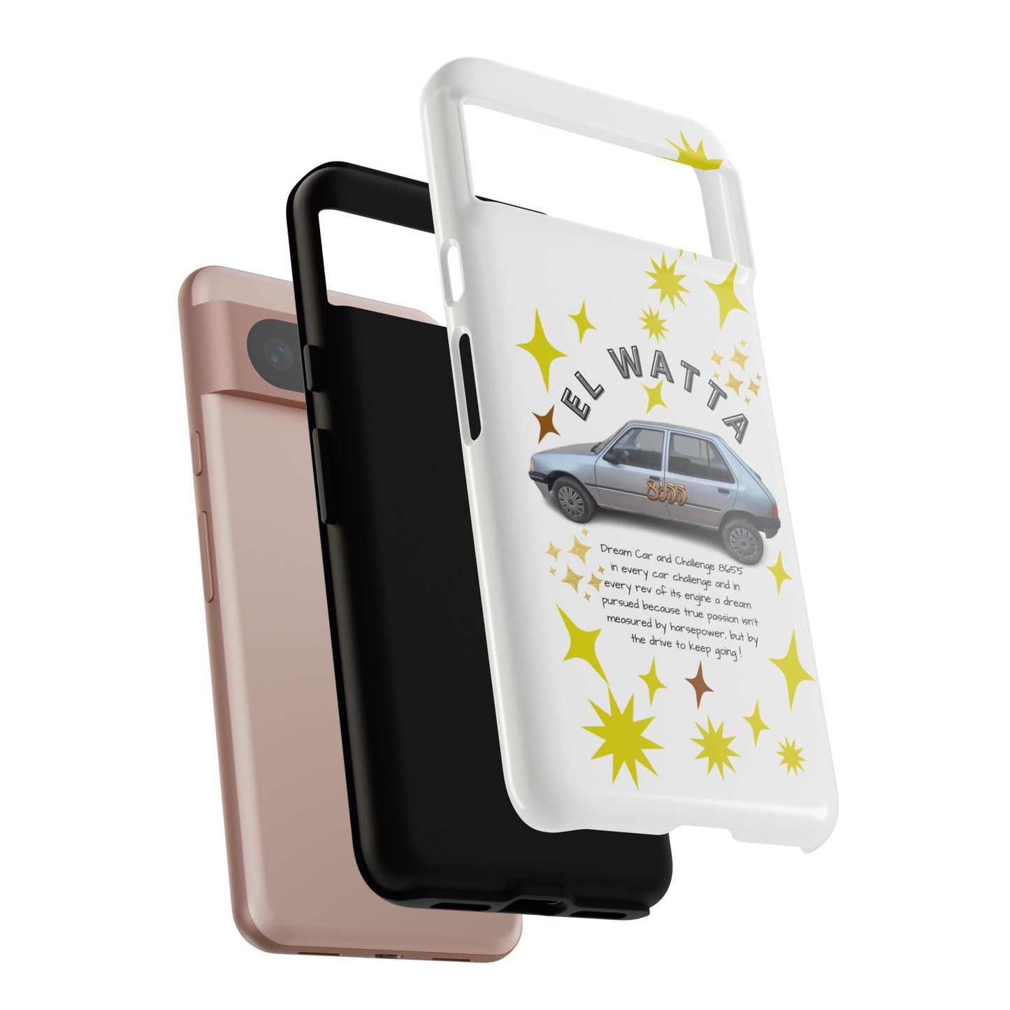 El Watta Phone Case - Retro Car Design, Tough Case, Unique Gift for Car Lovers, Funny Phone Accessory, Fun Birthday Present