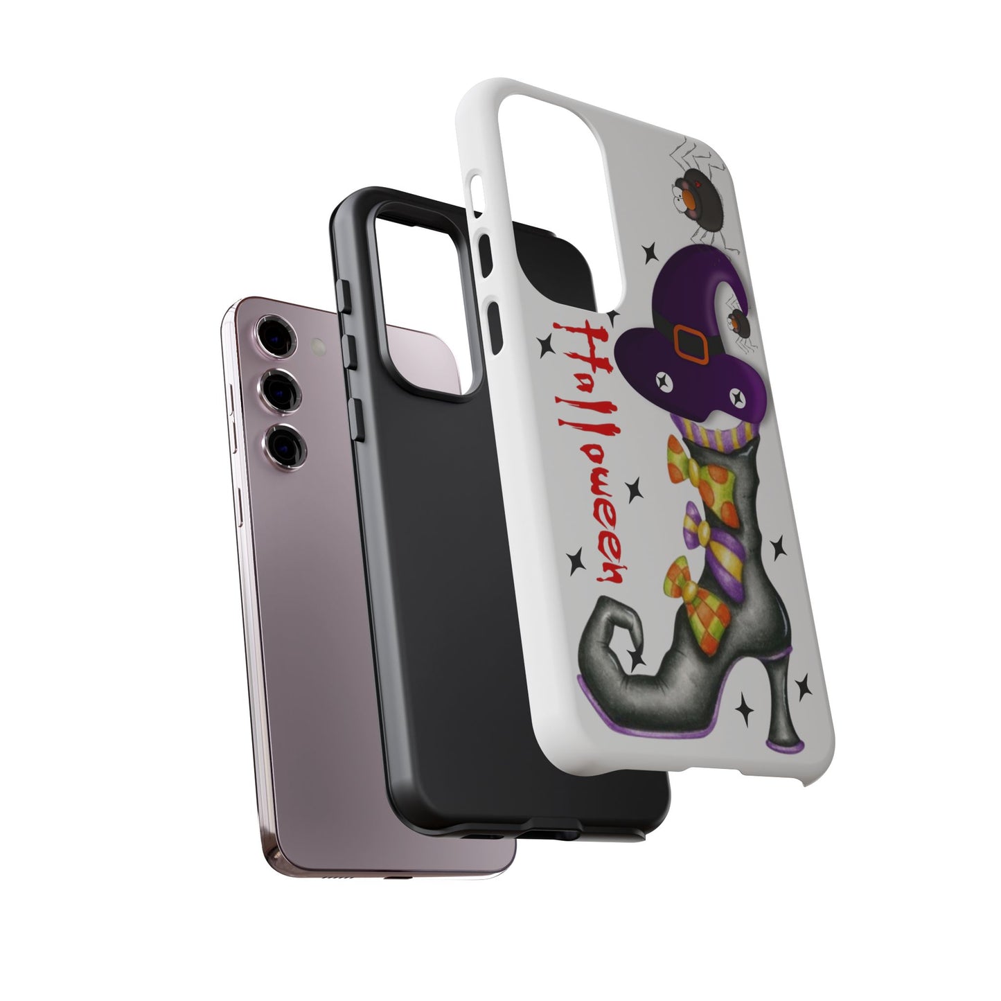 Halloween Phone Case, Tough Cases, Spooky Phone Cover, Witch Hat Design, Holiday Accessory, Fall Gift Idea