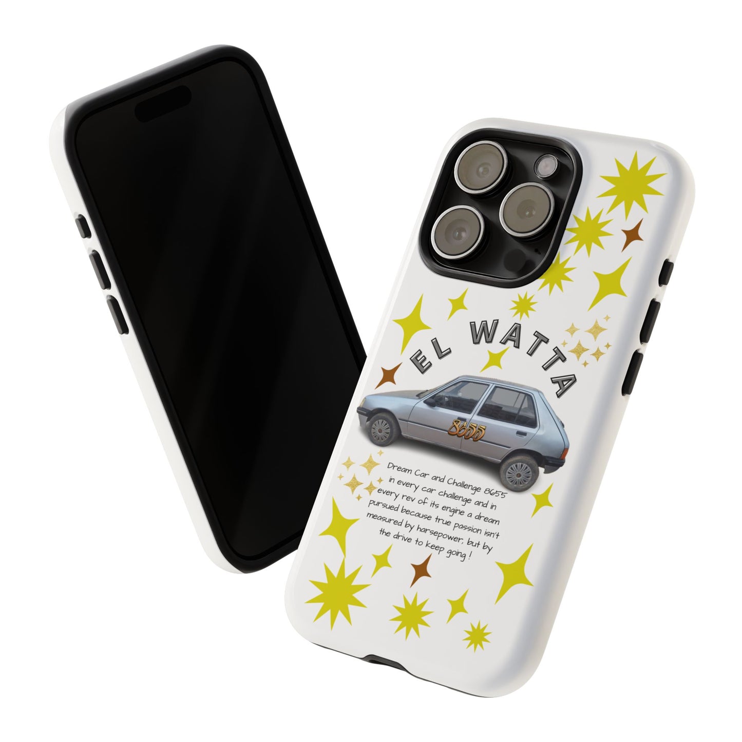 El Watta Phone Case - Retro Car Design, Tough Case, Unique Gift for Car Lovers, Funny Phone Accessory, Fun Birthday Present
