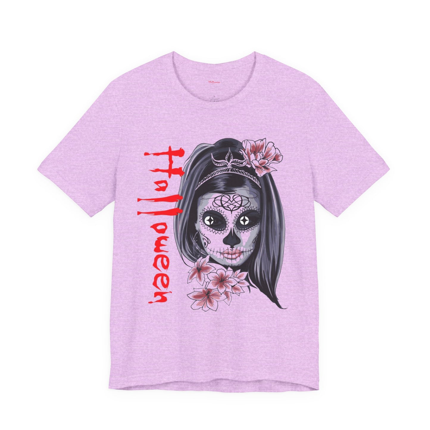 Halloween T-Shirt – Día de los Muertos Skull Shirt | Spooky October 31 Holiday Tee USA, Halloween Sugar Skull Tee, Unisex , Spooky Graphic Tee, Festival Wear