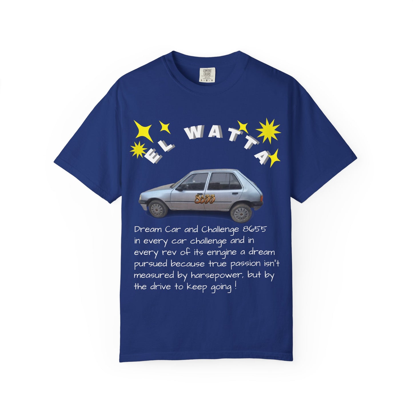 Car Enthusiast T-Shirt: Dream Car Challenge Tee, Perfect Gift for Car Lovers, Racing Fans, Birthday, or Celebration Outfit