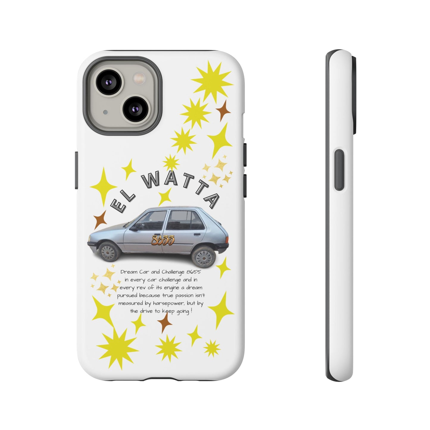 El Watta Phone Case - Retro Car Design, Tough Case, Unique Gift for Car Lovers, Funny Phone Accessory, Fun Birthday Present