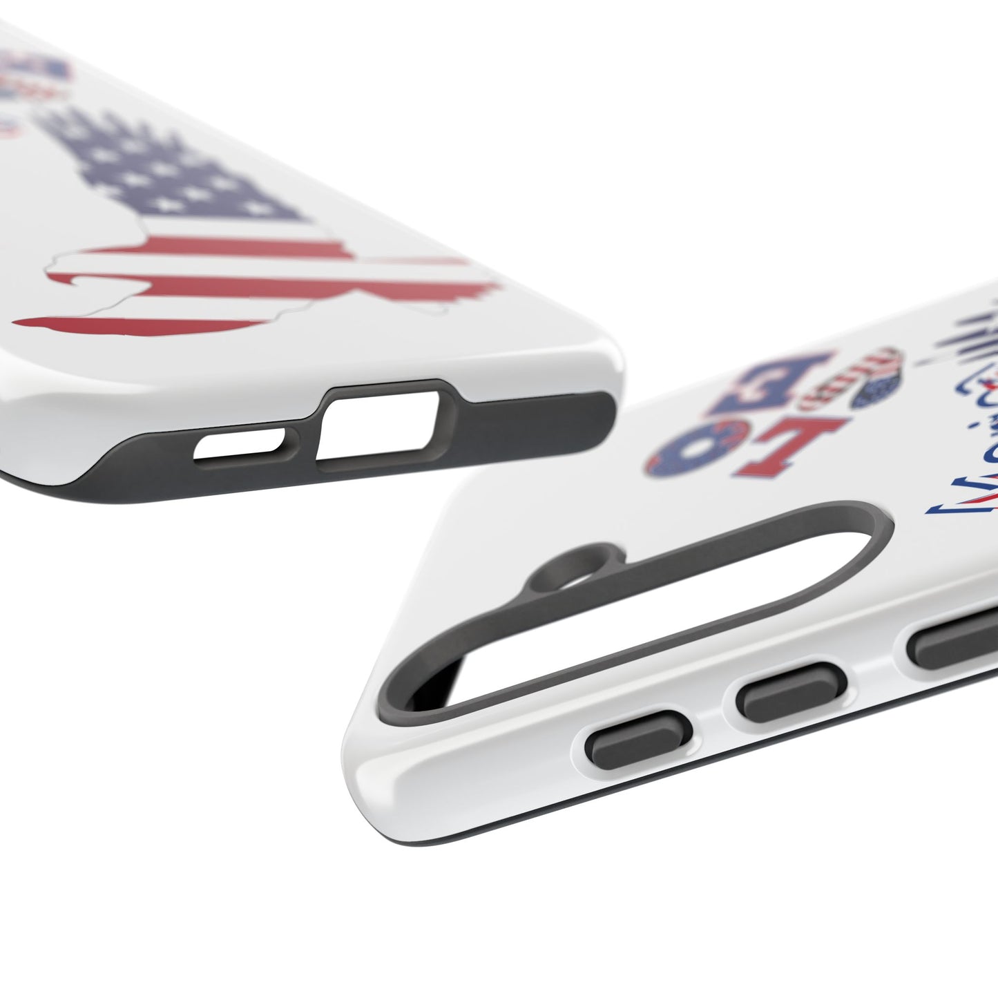 Patriotic Phone Case, Love America Design, American Flag Accessory, Perfect Gift for Veterans, Independence Day, Memorial Day